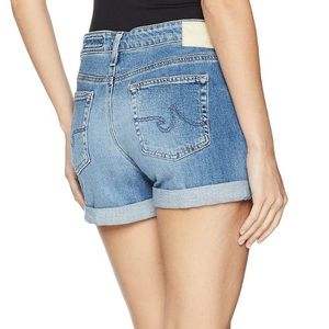 NWT AG Adriano Goldschmied Hailey Boyfriend Shorts 33 in 14 Years Foxtail